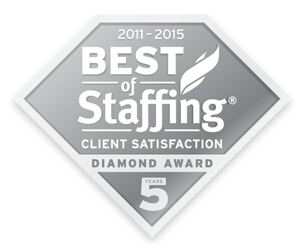 2011-2015 best of staffing client satisfaction diamond award 5
