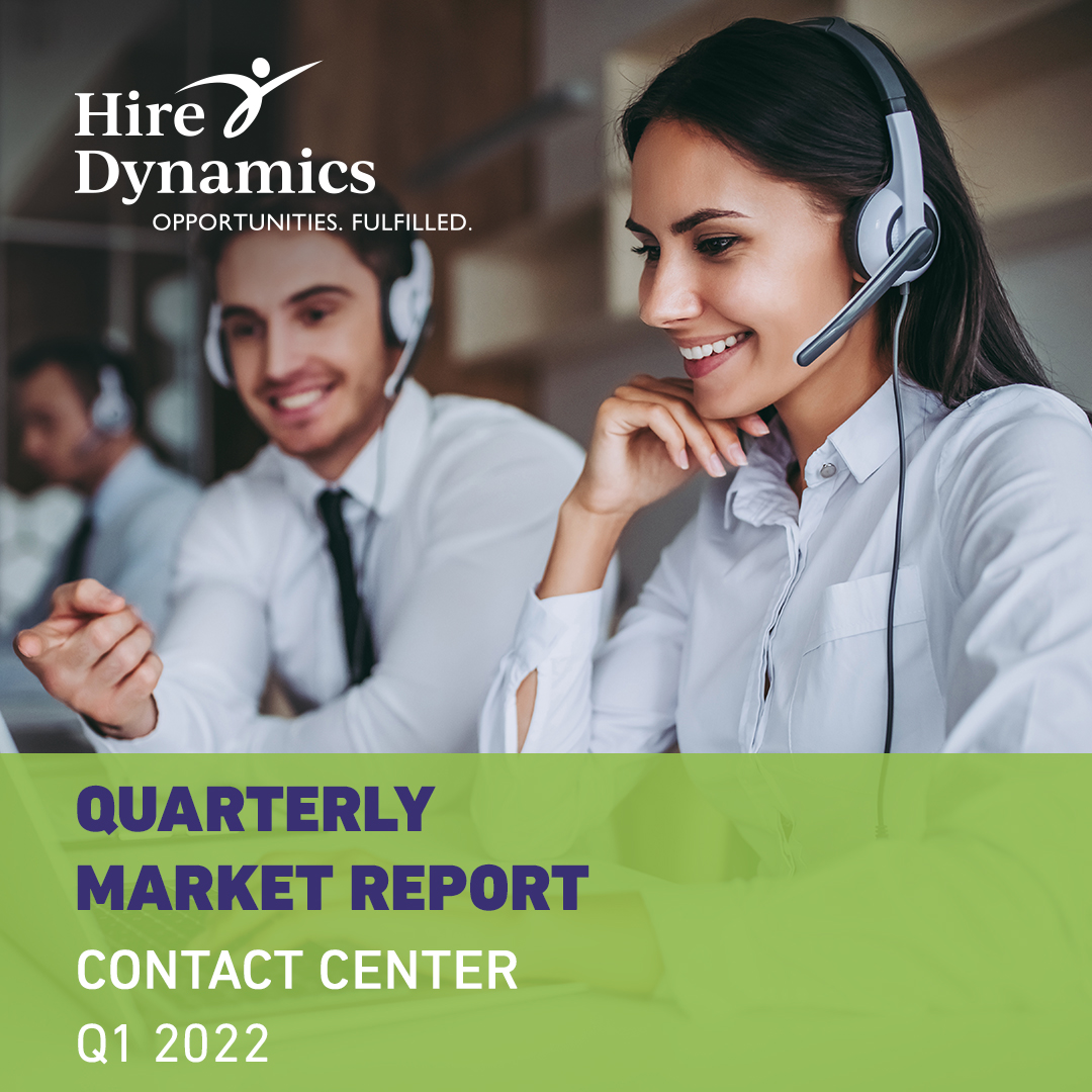 Quarterly Market Report Contact Center Q1 2022 Hire Dynamics
